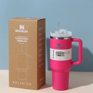 Barbie Pink Stainless Steel 40oz Tumbler with Handle Sealed Brand New in Box